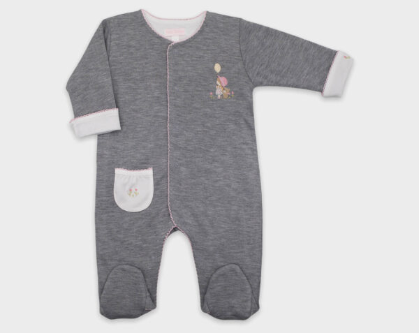 ENTERIZO REVERSIBLE NIÑA DE LA MANO OSA - GRIS