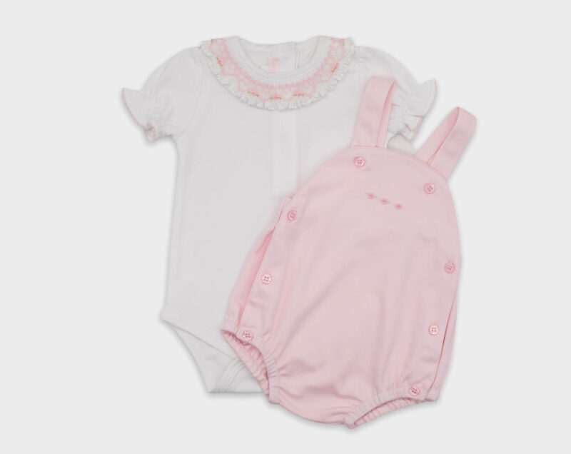 JARDINERO SMOCK ROSA 9 - Imagen 2