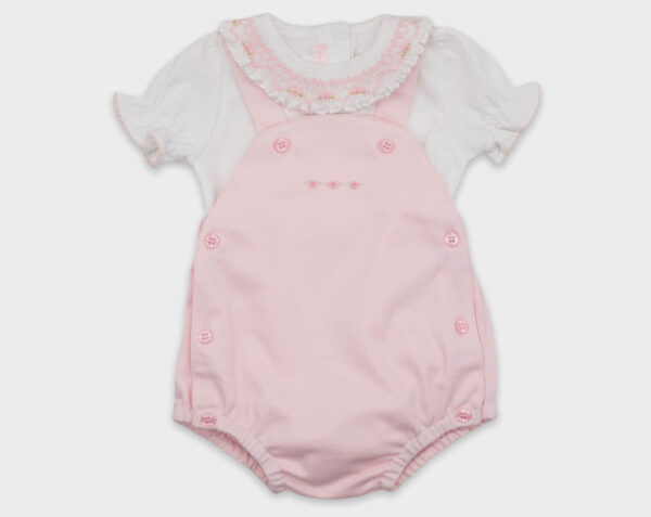 JARDINERO SMOCK ROSA 9
