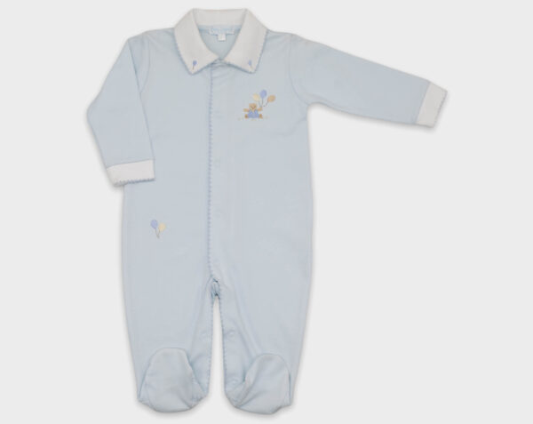 ENTERIZO BABY BASIC OSO GLOBO - CELESTE