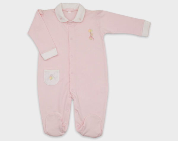 ENTERIZO BABY BASIC CONEJA GLOBO - ROSA