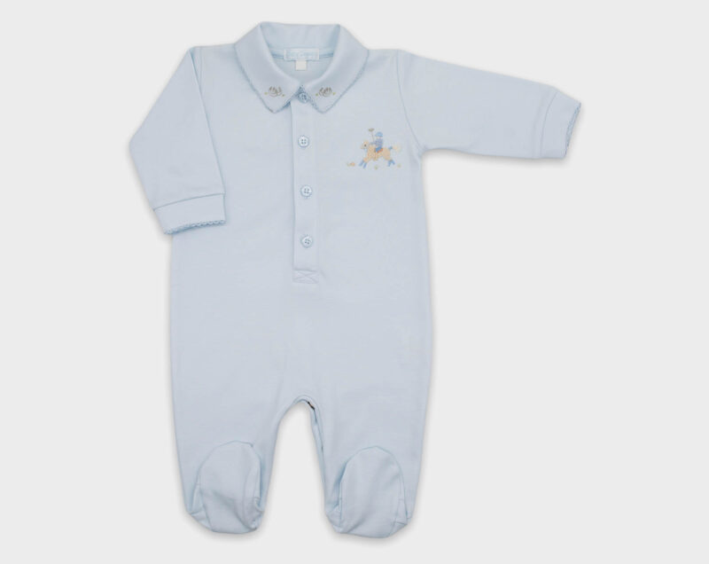 ENTERIZO CABALLO POLO - CELESTE
