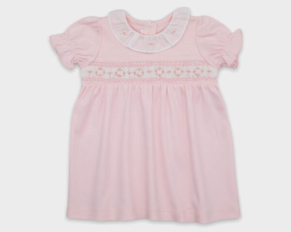 VESTIDO SMOCK ROSA 2