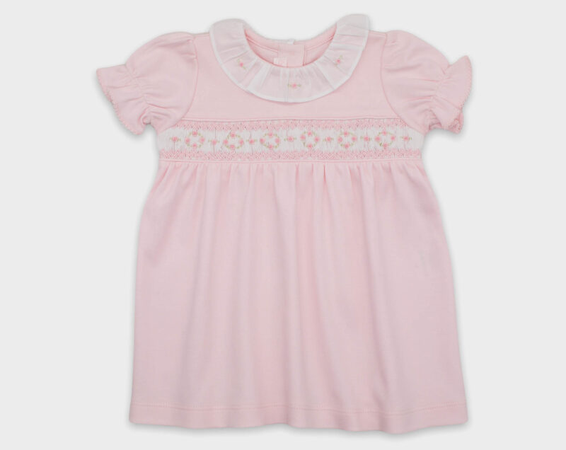VESTIDO SMOCK ROSA 2