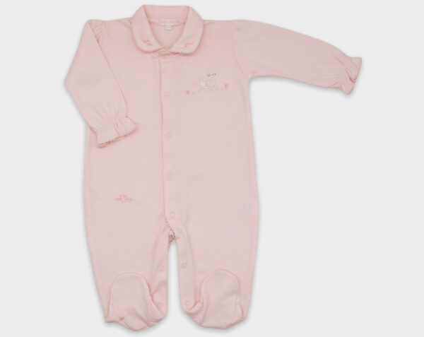 ENTERIZO BABY BASIC POODLE - ROSA