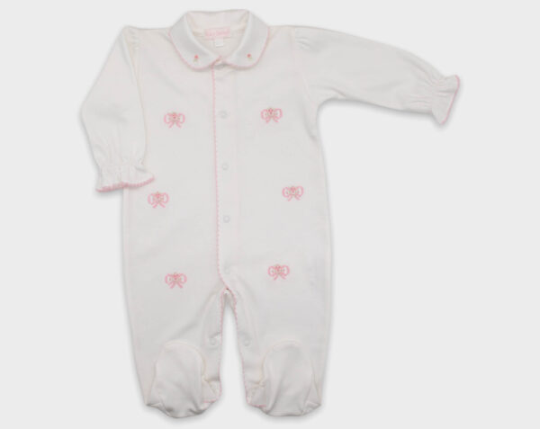 ENTERIZO BABY BASIC LAZO ROCOCO - MARFIL
