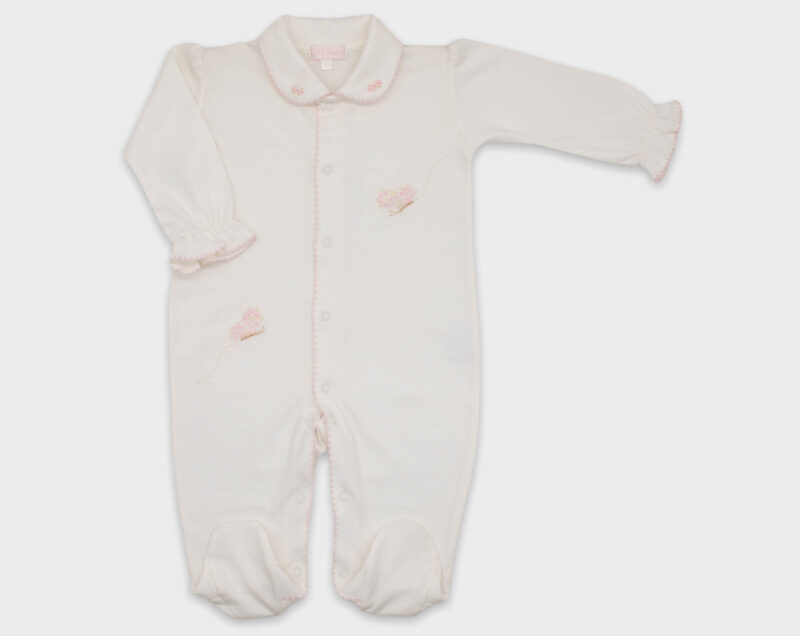 ENTERIZO BABY BASIC ROCOCO CORAZÓN - MARFIL