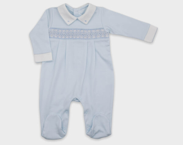 ENTERIZO SMOCK CELESTE 1