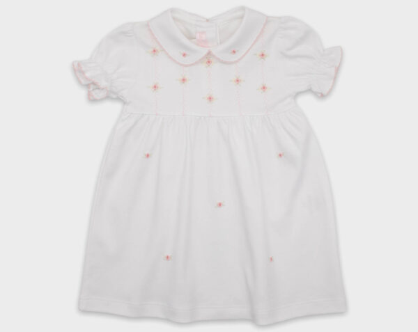 VESTIDO PATA DE GRILLO - BLANCO