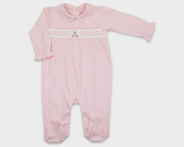 ENTERIZO SMOCK OSA - ROSA