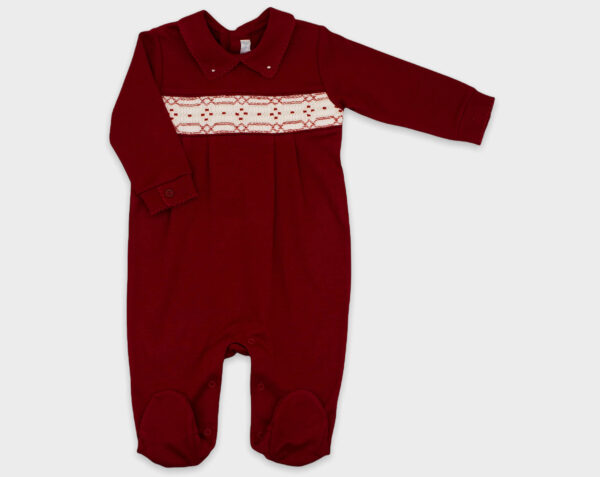 ENTERIZO SMOCK ROJO NIÑO