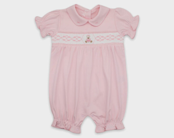ENTERIZO CORTO SMOCK OSA - ROSA